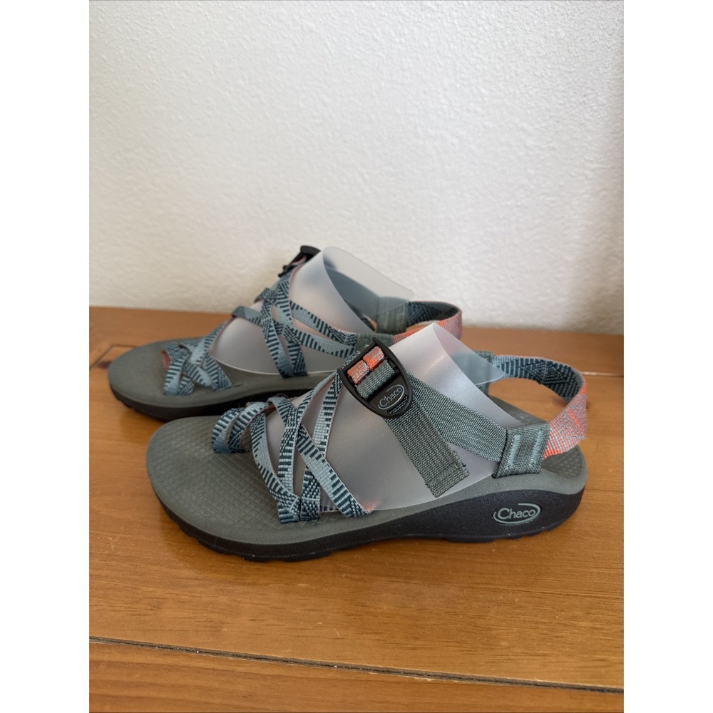 CHACO Woman's Z Cloud X Teal/Peach Size 7